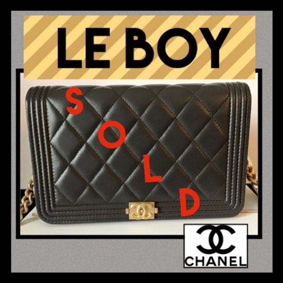 CHANEL Handbags - SOLD! 12/1 CHANEL Le Boy